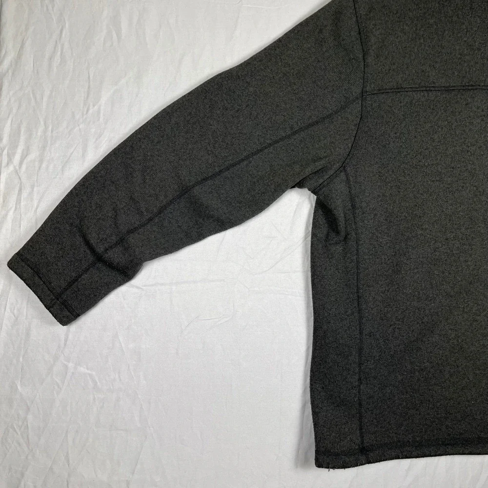 The North Face Gordon Lyons Pullover Mens XL Grey‎ 1/4 Zip Sweater Fleece